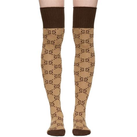 gucci thigh high stockings|distressed stockings gucci.